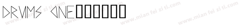 DRUMS ONE字体转换